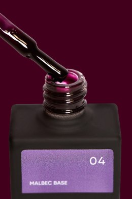 NAILSOFTHEDAY Malbec base 04 – вітражна фіолетово-чорна база, 10 мл