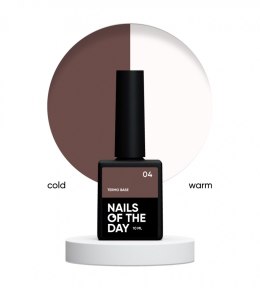 NAILSOFTHEDAY Termo base 04 – thermo base (milk chocolate), 10 ml