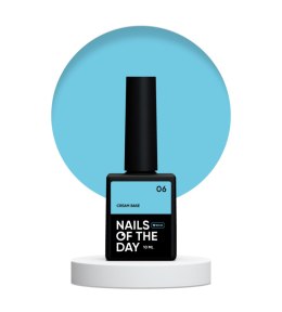 NAILSOFTHEDAY Cream base 06 - blue base for sensitive nails, 10 ml