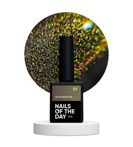 NAILSOFTHENIGHT Cat eye Reflective 01 – reflective gel polish with cat eye effect, 10 ml