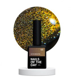 NAILSOFTHENIGHT Cat eye Reflective 03 – reflective gel polish with 