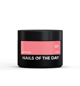 NAILSOFTHEDAY Bottle gel 07 - koralowo-czerwony żel do wzmocnienia i naprawy, 30 ml