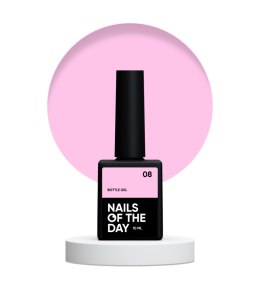 NAILSOFTHEDAY Bottle gel 08 - chlodno-różowy żel do wzmocnienia i naprawy, 10 ml