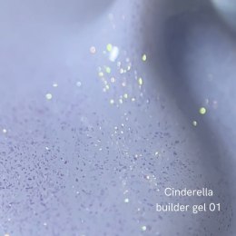 NAILSOFTHEDAY Cinderella builder gel 01 — молочний будівельний гель з перлинним переливом, 15 г