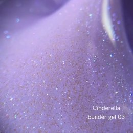 NAILSOFTHEDAY Cinderella builder gel 03 - purple builder gel with pearlescent shine, 15 g