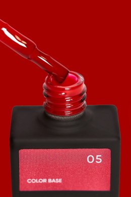 NAILSOFTHEDAY Color base 05 - dark red base coat, 10 ml