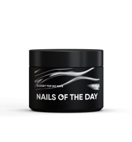 NAILSOFTHEDAY Glossy top no wipe - glossy top without sticky layer and with UV filter, 30 ml