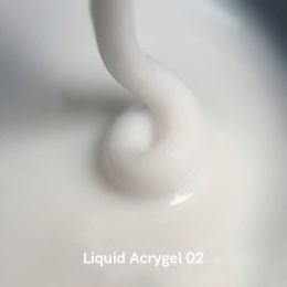 NAILSOFTHEDAY Liquid acrygel 02 - nasycono-mleczny płynny akrylożel, 15 ml