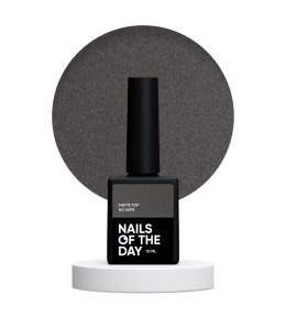 NAILSOFTHEDAY Matte top no wipe – матовий топ без липкого шару та з УФ-фільтром, 10 ml