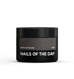 NAILSOFTHEDAY Matte top no wipe - matte top without sticky layer and with UV filter, 30 ml