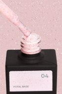 NAILSOFTHEDAY Potal base 04 – pink base with golden-pink petals, 10 ml