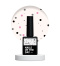 NAILSOFTHEDAY Potal base 31 – mleczna baza z czarnym oraz różowym brokatem, 10 ml