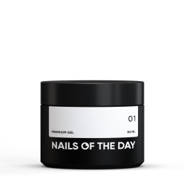 NAILSOFTHEDAY Premium gel 01 — молочний будівельний гель, 30 мл