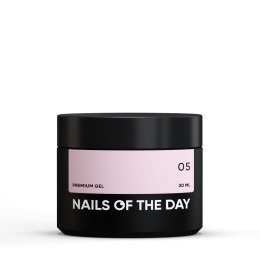 NAILSOFTHEDAY Premium gel 05 - рожевий гель будівельний, 30 мл