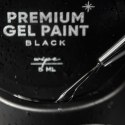 NAILSOFTHEDAY Premium gel paint Black wipe - paint with a sticky layer, 5 ml