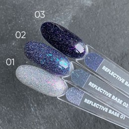 NAILSOFTHEDAY Reflective base 02 - baza hybrydowa z efektem 