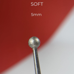 NAILSOFTHEDAY diamond drill bit - red ball 5 mm