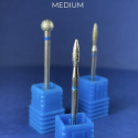 NAILSOFTHEDAY diamond drill bit - flame blue 2.3 x 10 mm