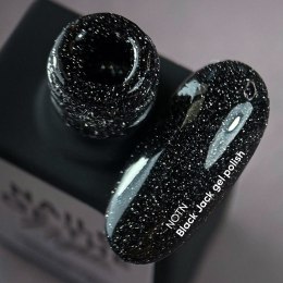 NAILSOFTHENIGHT Black Jack - black and silver gel polish with reflective particle, 10 ml