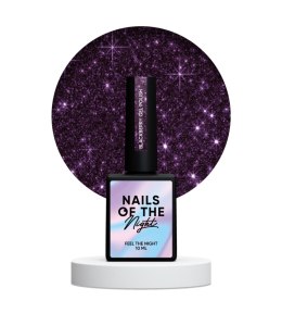 NAILSOFTHENIGHT Blackberry - purple gel polish with reflective particle, 10 ml