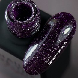 NAILSOFTHENIGHT Blackberry - purple gel polish with reflective particle, 10 ml