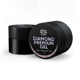 NAILSOFTHENIGHT Diamond Premium gel/gel polish 04 - rose-gold gel polish with metal flakes, 5 ml