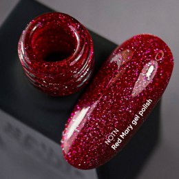 NAILSOFTHENIGHT Red Mary - red gel polish with a reflective particle, 10 ml