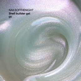 NAILSOFTHENIGHT Shell Builder gel 01 - будівельний гель з перлинним ефектом, 15 г