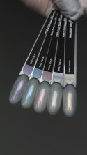 NAILSOFTHENIGHT Shell top 04 - pearl top with silver powder without sticky layer, 10 ml