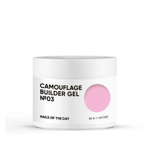 NAILSOFTHEDAY Camouflage gel 03 - pink thick builder gel, 30 g