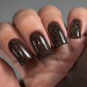 NAILSOFTHEDAY Color of the month December 2024 Basilisk - brązowy lakier hybrydowy z odblaskową drobinką , 10 ml