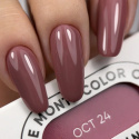 NAILSOFTHEDAY Color of the month October 2024 Mulenbergia - opaque foggy-pink gel polish, 10 ml