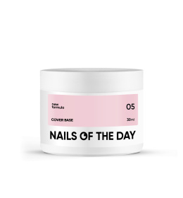 NAILSOFTHEDAY Cover base NEW 05 - напівпрозора холодно–карамельна база, 30 мл