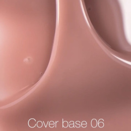 NAILSOFTHEDAY Cover base NEW 06 - translucent nude-peach base, 10 ml