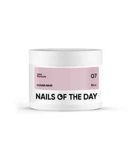 NAILSOFTHEDAY Cover base NEW 07 - напівпрозора база в відтінку кави латте , 30 мл