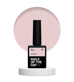 NAILSOFTHEDAY Cover base NEW 11 - translucent delicate nude base coat, 10 ml