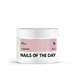 NAILSOFTHEDAY Cover base NEW 15 - covering natural base coat, 30 ml