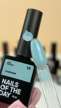 NAILSOFTHEDAY Cover base NEW 19 - напівпрозоре ніжно-блакитне камуфлююче базове покриття, 10 мл