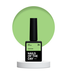 NAILSOFTHEDAY Cover base NEW 24 - translucent green base coat, 10 ml