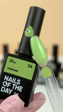 NAILSOFTHEDAY Cover base NEW 24 - translucent green base coat, 10 ml