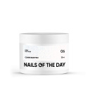 NAILSOFTHEDAY Cover base NEW Milk 06 - translucent milk base with blue glitter, 30 ml