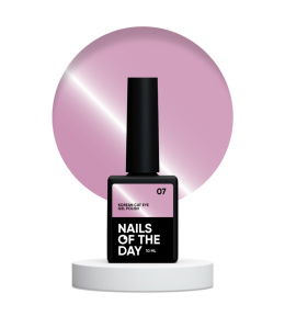 NAILSOFTHEDAY Korean cat eye 07 – purple gel polish with cat-eye effect, 10 ml