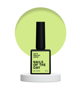 NAILSOFTHEDAY Let's special Apple - pastelowo-seledynowy lakier hybrydowy, 10 ml