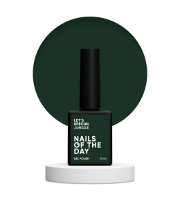 NAILSOFTHEDAY Let's special Jungle - dark green gel polish, 10 ml