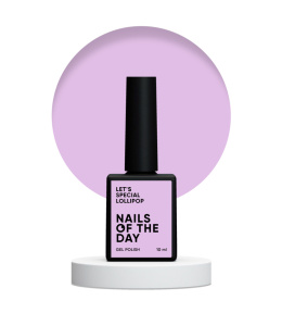 NAILSOFTHEDAY Let's special Lollypop - pastel-lilac gel polish, 10 ml