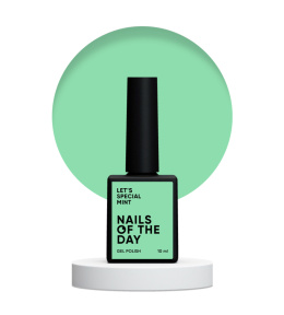 NAILSOFTHEDAY Let's special Mint - mint gel polish, 10 ml