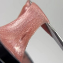 NAILSOFTHEDAY Polygel shimmer 08 - pink nude acrylic gel with silver shimmer, 30 g