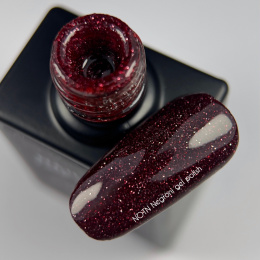 NAILSOFTHENIGHT Negroni — бордовий світловідбиваючий гель–лак, 10 мл