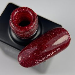 NAILSOFTHENIGHT Sangria — червоний світловідбиваючий гель–лак, 10 мл