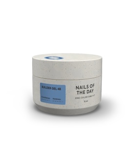 NAILSOFTHEDAY Builder gel 48 - niebieski żel budujący, 15 ml